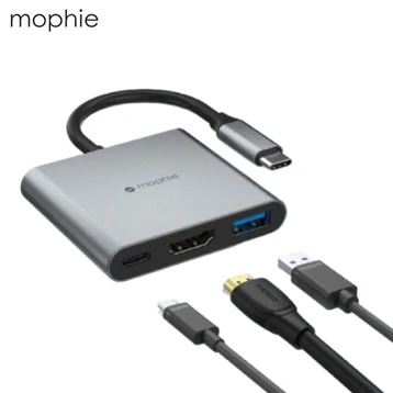 Hub chuyển đổi Mophie USB-C 3 in 1