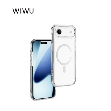 Ốp lưng iPhone Air Wiwu Titanium MCC-702 With Magsafe Clear