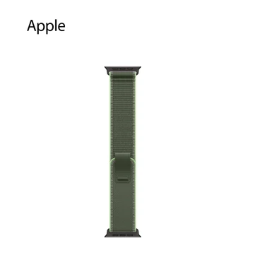 Dây đeo Apple Watch Trail Loop 44/45/46/49mm M/L Black Titanium Finish