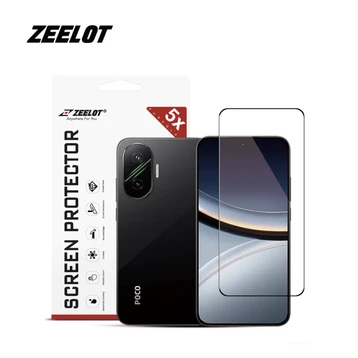 Dán kính cường lực màn hình Xiaomi Poco F8 Pro Zeelot Solidsleek full viền đen cao cấp