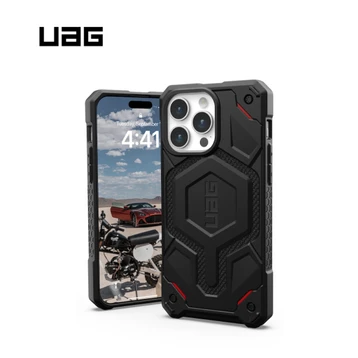 Ốp lưng iPhone 15 Pro UAG Chống Sốc Monarch With Magsafe Kevlar Black