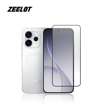Dán kính cường lực màn hình OPPO Reno 15 Zeelot Solidsleek full viền đen cao cấp