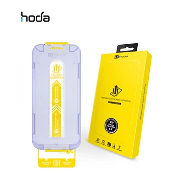 Dán kính cường lực màn hình iPhone 16 Pro Max Hoda full cao cấp đen