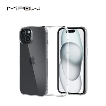 Ốp lưng iPhone 15 Mipow Ultra Thin Transparent