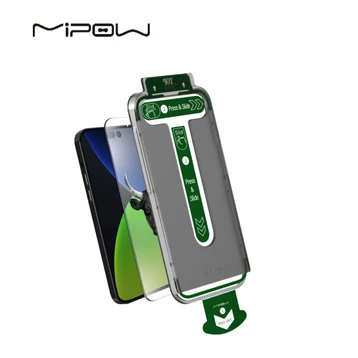 Dán kính cường lực màn hình iPhone 14 Plus/13 Pro Max Mipow Premiumsilk Hd (Có Khay Hỗ Trợ Dán)