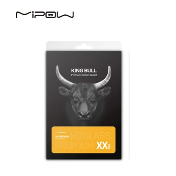 Dán kính cường lực màn hình iPhone 12 Pro Max Mipow Nhám Chống Vân Tay Premium Full Cao Cấp Đen