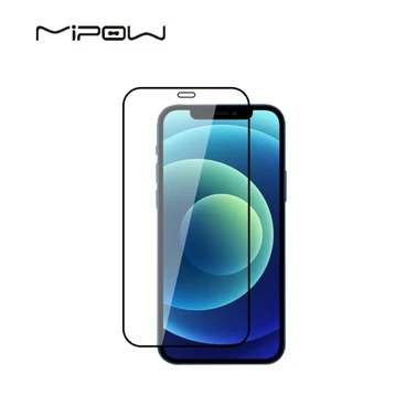 Dán kính cường lực màn hình iPhone 12 Mini Mipow Premium Full Cao Cấp Đen