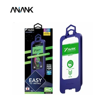 Dán kính cường lực màn hình iPhone 14 Pro Max Anank HD Eazypro Full Viền Đen Cao Cấp (Có Khay Hỗ Trợ Dán)