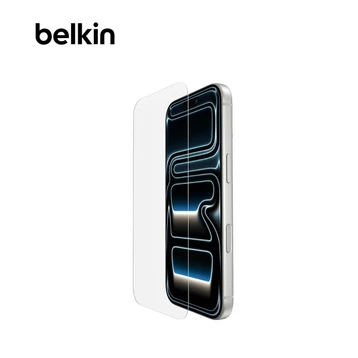 Dán kính cường lực màn hình iPhone 17 Pro Belkin full viền đen cao cấp