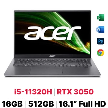 Laptop Acer Swift X SFX16-51G-516Q NX.AYKSV.002 - Cũ Xước Cấn
