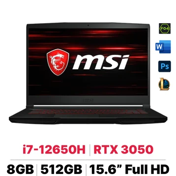 Laptop MSI Gaming GF63 12UC-887VN - Cũ Đẹp