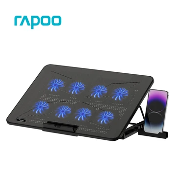 Giá đỡ Laptop/Macbook Rapoo kèm 8 quạt tản nhiệt CF300