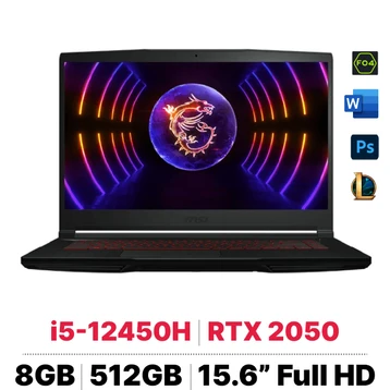 Laptop Gaming MSI GF63 12UCX-841VN - Cũ Đẹp