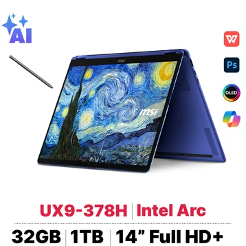 Laptop MSI Prestige 14 Flip AI+ Vincent van Gogh Edition - The Starry Night 14T235-259VN