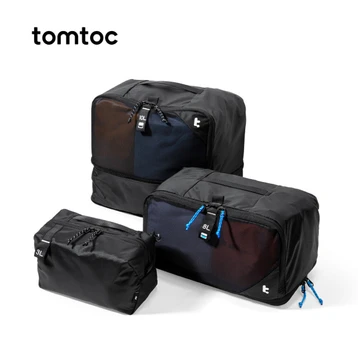 Combo 3 túi đựng hành lý/phụ kiện Tomtoc (Usa) Light T02 Packing Cube Set