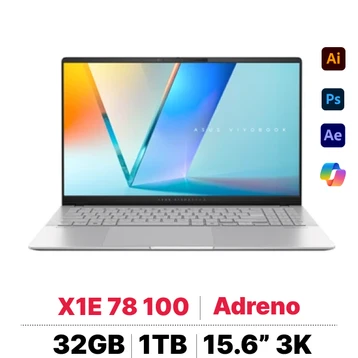 Laptop ASUS Vivobook S 15 S5507QA-MA089WS Copilot+ X Elite - Đã Kích Hoạt