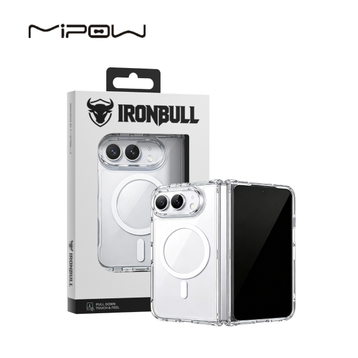 Ốp lưng iPhone Duo Mipow Tempered Glass With Magsafe Transparent