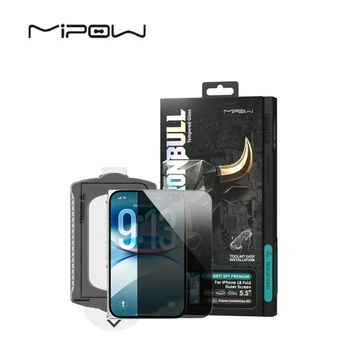 Dán kính cường lực màn hình iPhone Duo Mipow Chống Nhìn Trộm Full Viền Đen Cao Cấp
