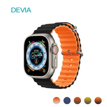 Dây đeo Apple Watch Devia Deluxe Series Sport 6 Silicone Two-Tone 38/40/41/42mm