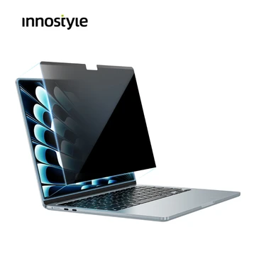 Dán kính cường lực màn hình Macbook Air 13 (M2/M3/M4/M5) Innostyle (Usa) chống nhìn trộm Magguard