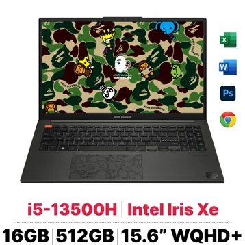 Laptop Asus VivoBook S 15 OLED BAPE Edition S5504VA-MA291W