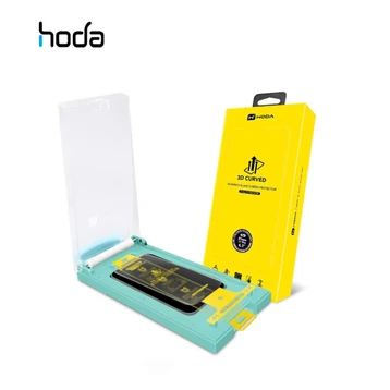 Dán kính cường lực màn hình Apple iPhone 17 Pro Hoda 3D Curved Full cao cấp đen