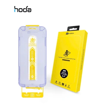 Dán kính cường lực màn hình Apple iPhone 17 Pro Max Hoda Full cao cấp đen