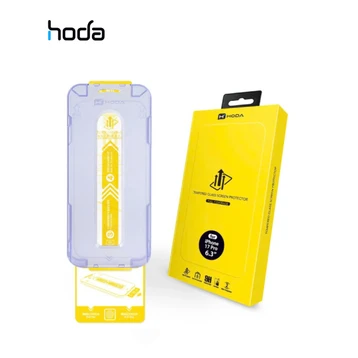 Dán kính cường lực màn hình Apple iPhone 17 Pro Hoda Full cao cấp đen