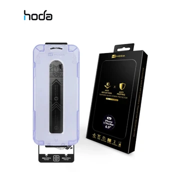 Dán kính cường lực màn hình Apple iPhone 17 Pro Max Hoda chống nhìn trộm full cao cấp đen