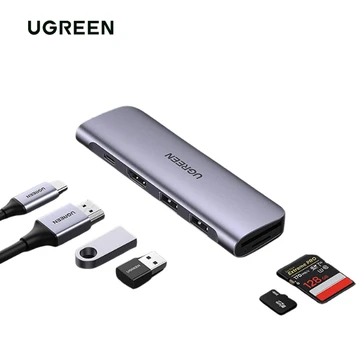 Hub Ugreen Type C 6 in 1 CM195 