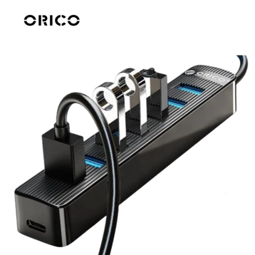 Hub USB 3.0 Orico TWU3-7A 7 in 1 Đen