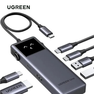 Hub Ugreen Uno 6 trong 1 USB-C PD 100W 35998