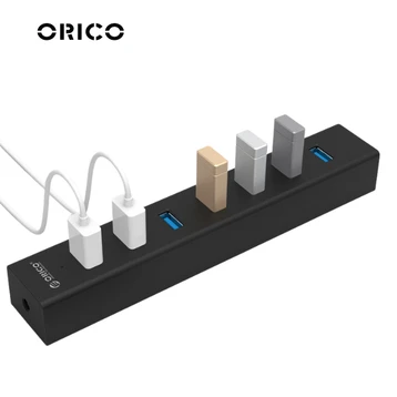 Hub USB 3.0 Orico H7013-U3-AD-BK