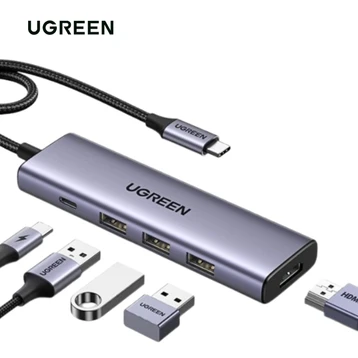 Cổng chuyển đổi Ugreen 5 in 1 CM511
