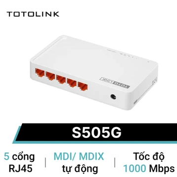 Switch Totolink S505G 5 cổng Gigabit