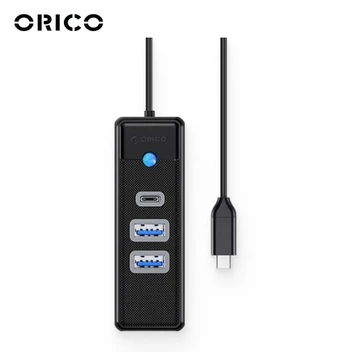 Hub chuyển đổi Type C Orico PWC2U-C3-015-BK-EP 2 USB 3.0 + 1 Type C
