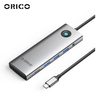 Hub chuyển đổi Type C Orico PW11-10P-GY 10 IN 1 PD 100W