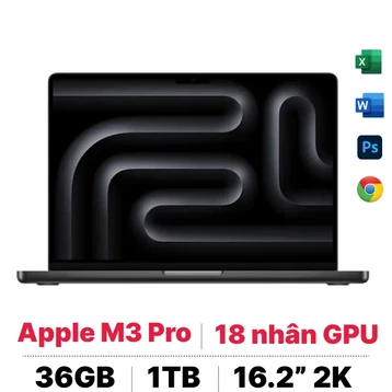 MacBook Pro 16 inch M3 Pro 2023 36GB 1TB | Chính hãng Apple Việt Nam