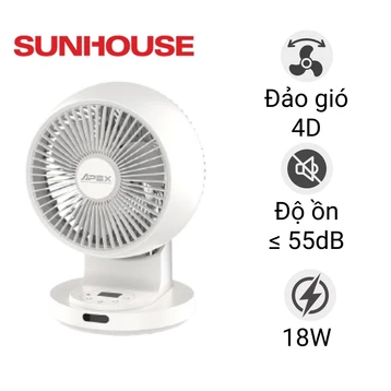 Quạt tuần hoàn không khí Sunhouse Apex APF7316W