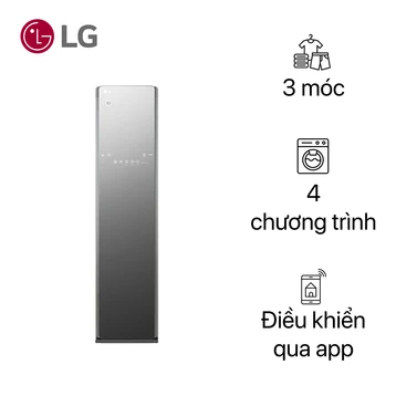 Tủ chăm sóc quần áo thông minh LG Styler 3 móc Inverter 2022 (S3MFC)