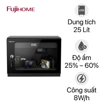 Tủ chống ẩm Fujihome thế hệ mới DC-25M 25L