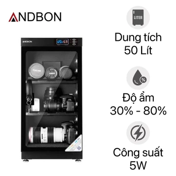 Tủ chống ẩm máy ảnh Andbon AD-50S