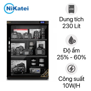 Tủ chống ẩm cao cấp Nikatei NC-230HS