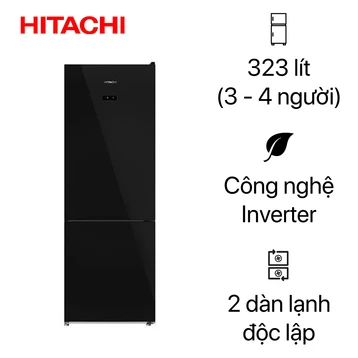 Tủ lạnh Hitachi 323L Inverter 2024 (HRBN6340DGBKVN)