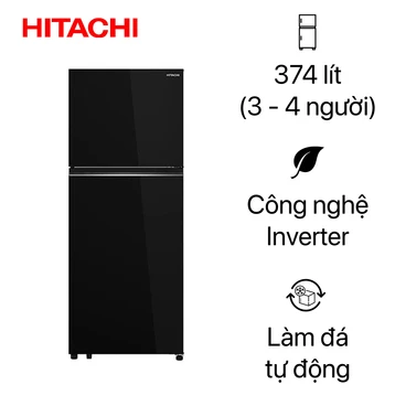 Tủ lạnh Hitachi 374L Inverter 2025 (HRTN6408SAGBKVN)