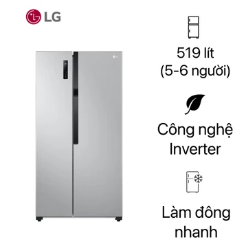 Tủ Lạnh LG Side By Side 519L 2023 (GR-B256JDS)
