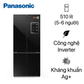Tủ lạnh Panasonic Multidoor 510L 2024 (NR-X561BK-VN)