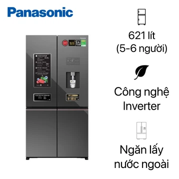 Tủ lạnh Panasonic Multidoor 621L Prime + Edition 2023 (NR-XY680YMMV)