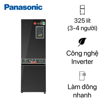 Tủ lạnh Panasonic ngăn đá dưới 325L ngăn đông mềm 2023 (NR-BC361VGMV)