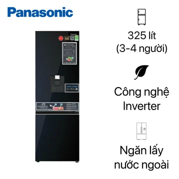 Tủ lạnh Panasonic ngăn đá dưới 325L ngăn đông mềm 2022 (NR-BV361WGKV)